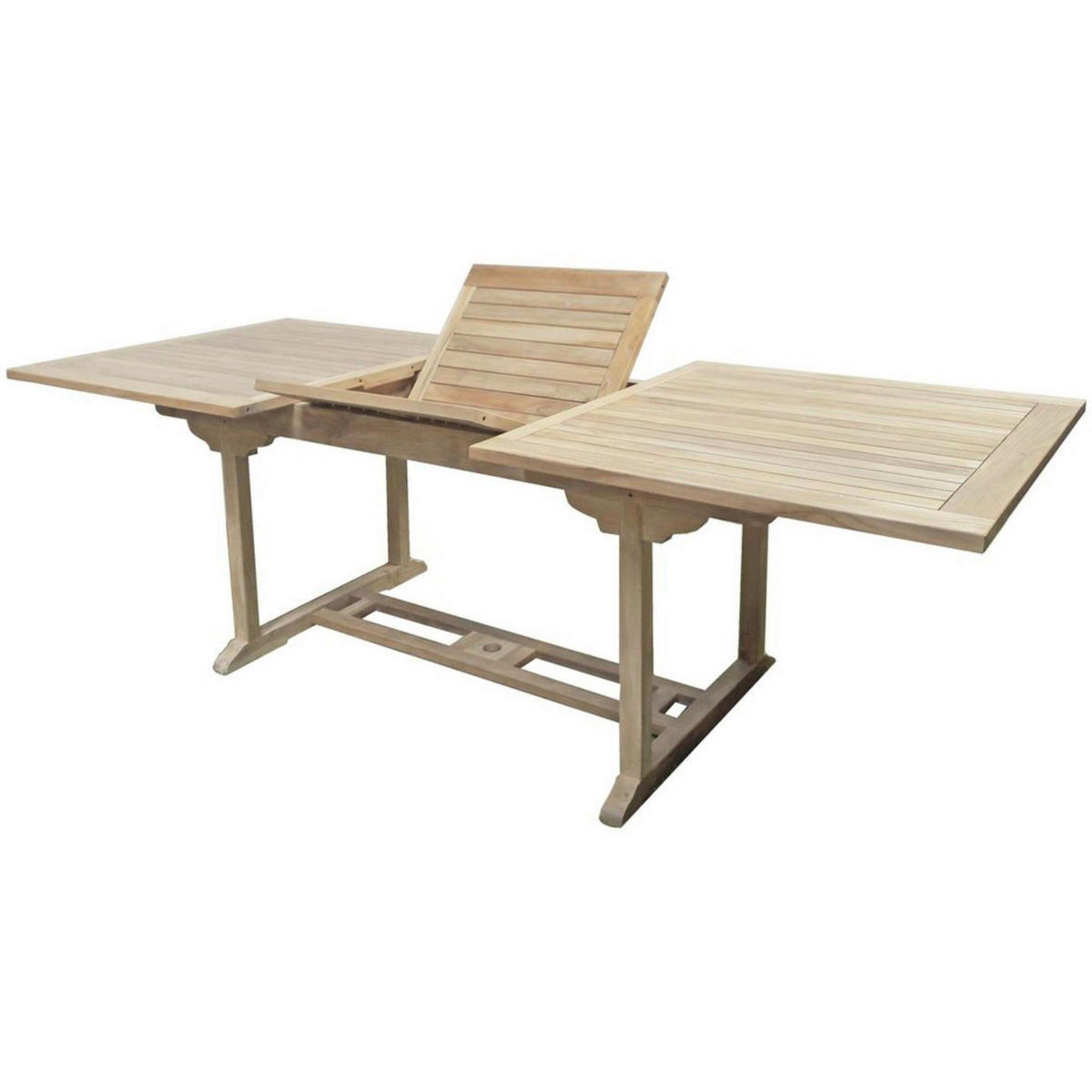 GARTENTISCH 180/100/75 cm Holz rechteckig  - Naturfarben, Basics, Holz (180/100/75cm) - Gardenson