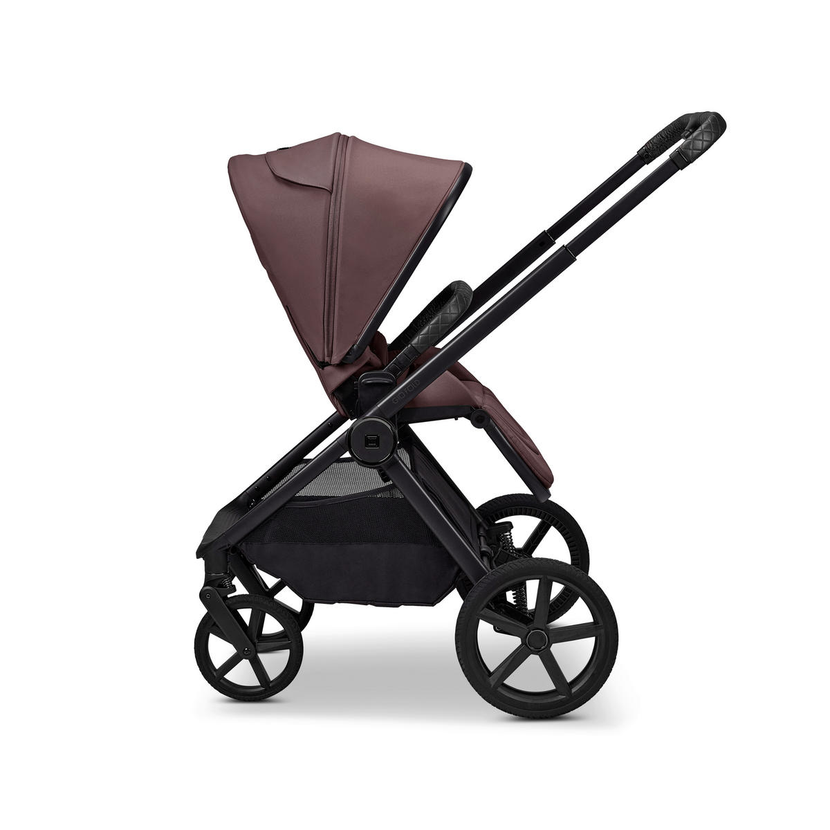 KINDERWAGENSET  GIO FOLD ETPU SET  tonka  - Schwarz/Mokka, Basics, Textil/Metall (120/58/92cm) - Moon Edition