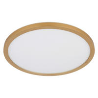 LED PLAFONJERA ZA KUPATILA - boja mesinga/bela, Konvencionalno, plastika (29,4/2,5cm)