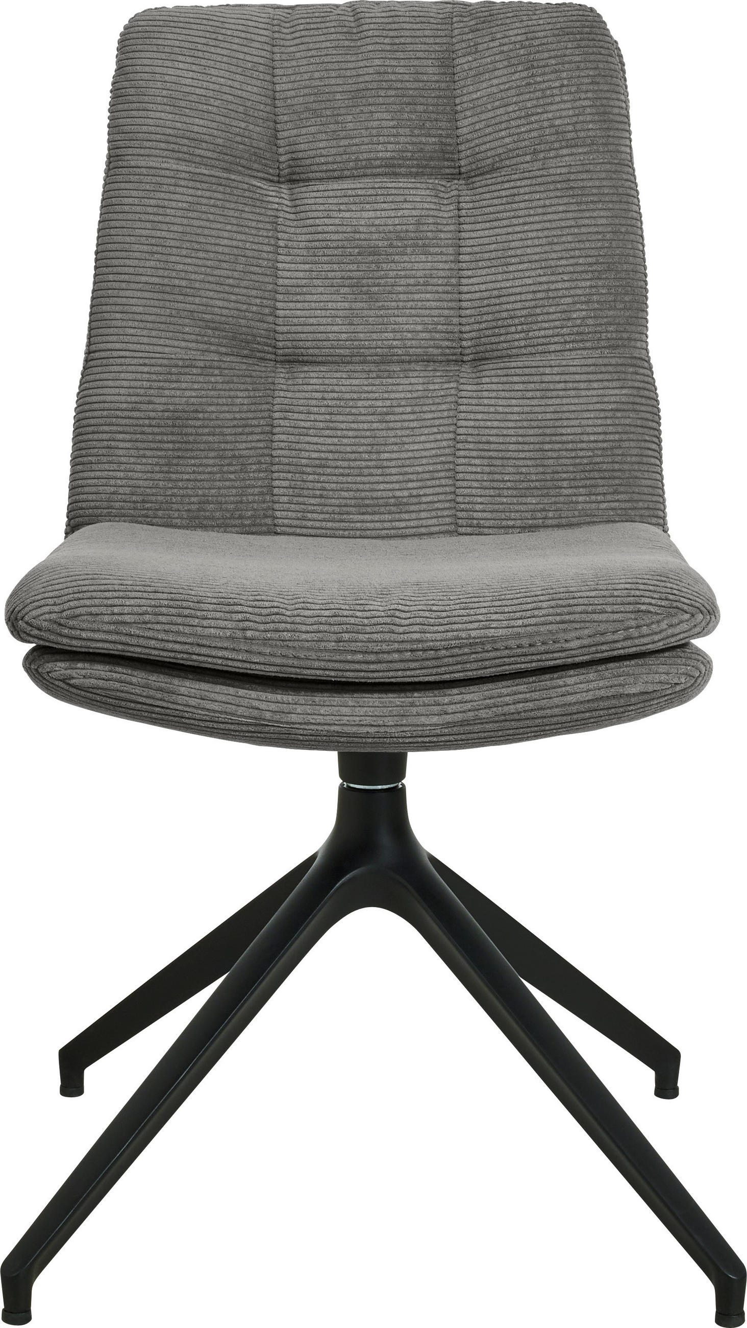 STUHL - Schwarz/Grau, Design, Textil/Metall (49/90/68cm) - Johann Jakob
