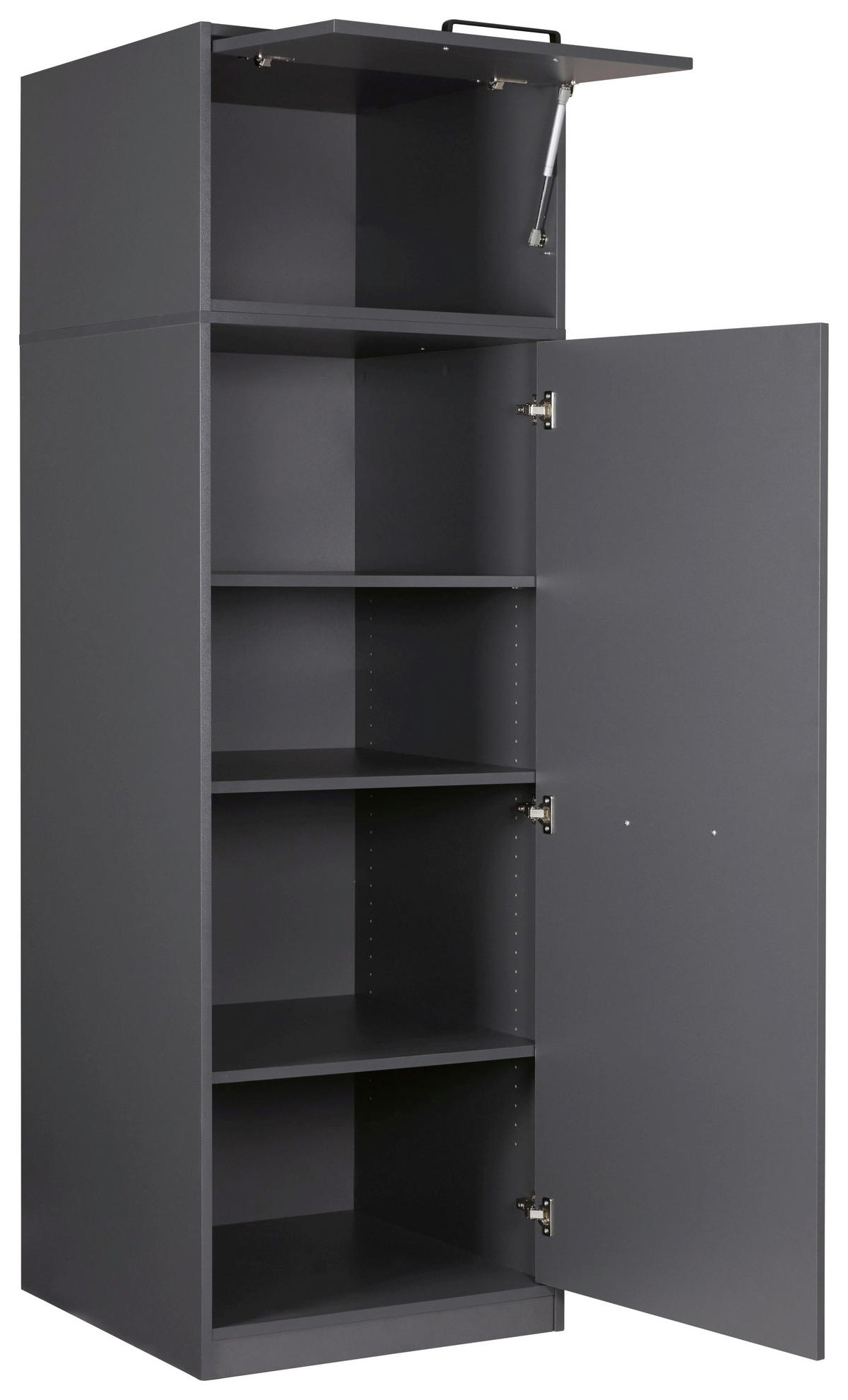 HAUSWIRTSCHAFTSRAUM 268/208/68 cm  in Anthrazit  - Anthrazit, MODERN, Holzwerkstoff (268/208/68cm) - home24