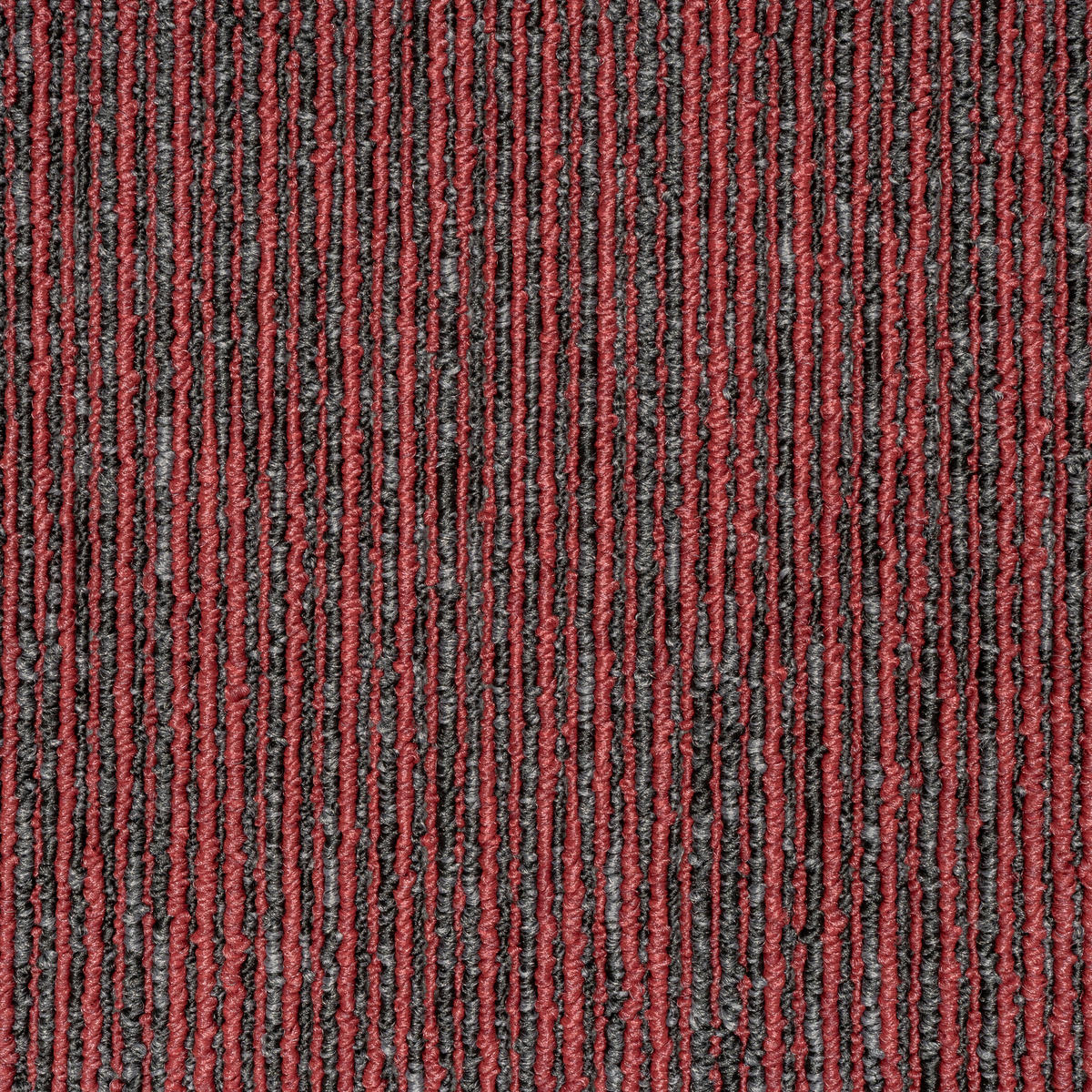 TEPPICHFLIESE 50/50 cm  in Grau, Rot  - Rot/Grau, Basics, Textil (50/50cm)