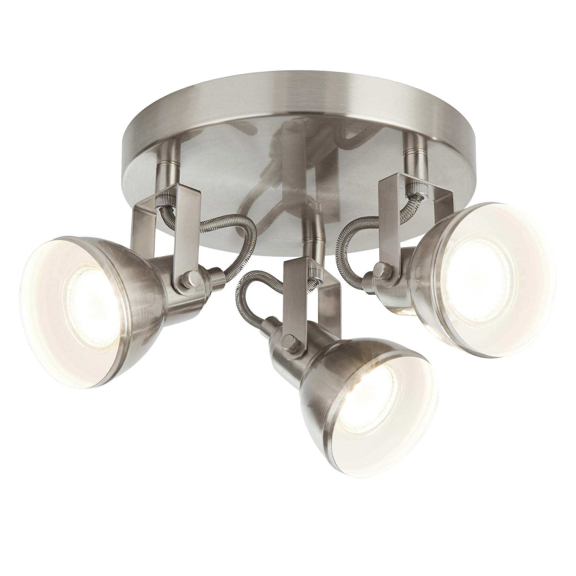 DECKENSTRAHLER Focus 30/30/17 cm  - Silberfarben, Design, Metall (30/30/17cm)