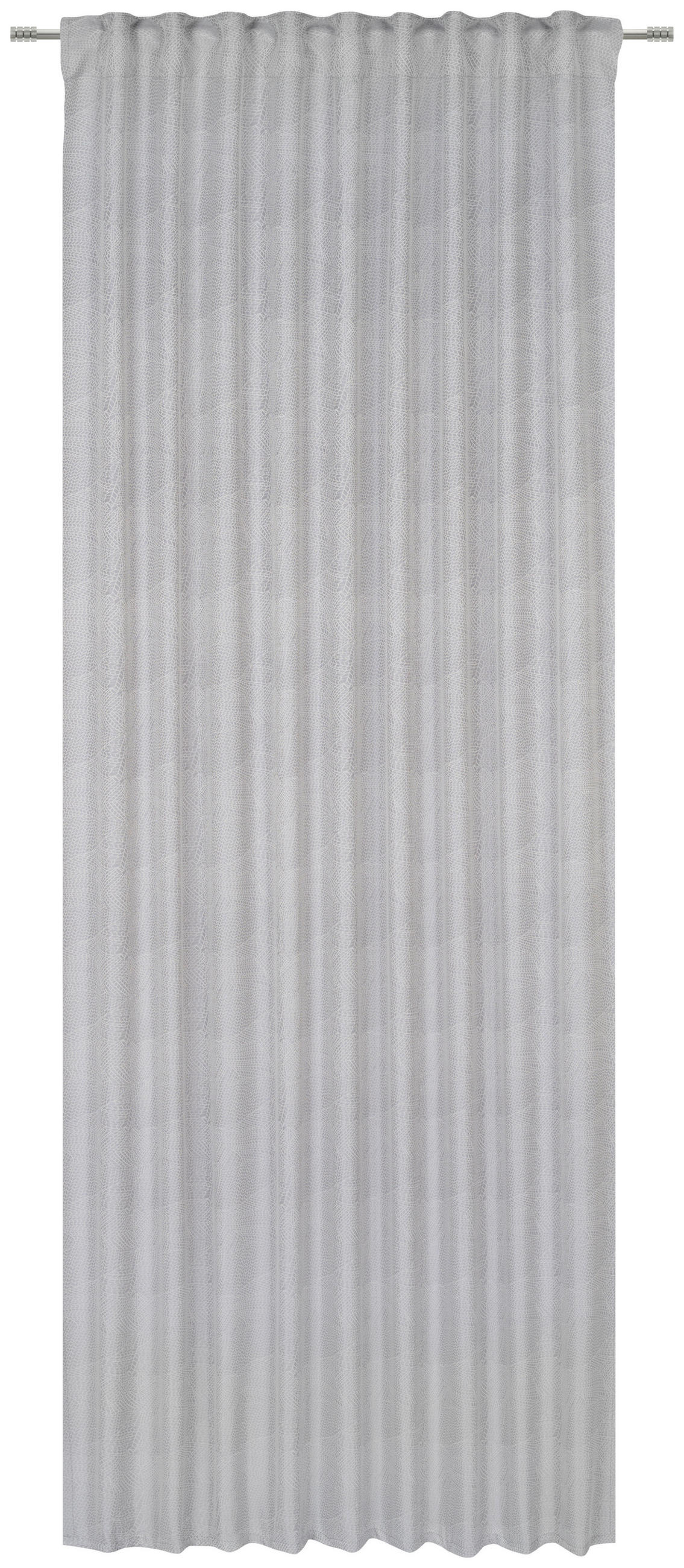 KÉSZFÜGGÖNY részben áttetsző  - ezüst, Konventionell, textil (140/245cm) - Esposa