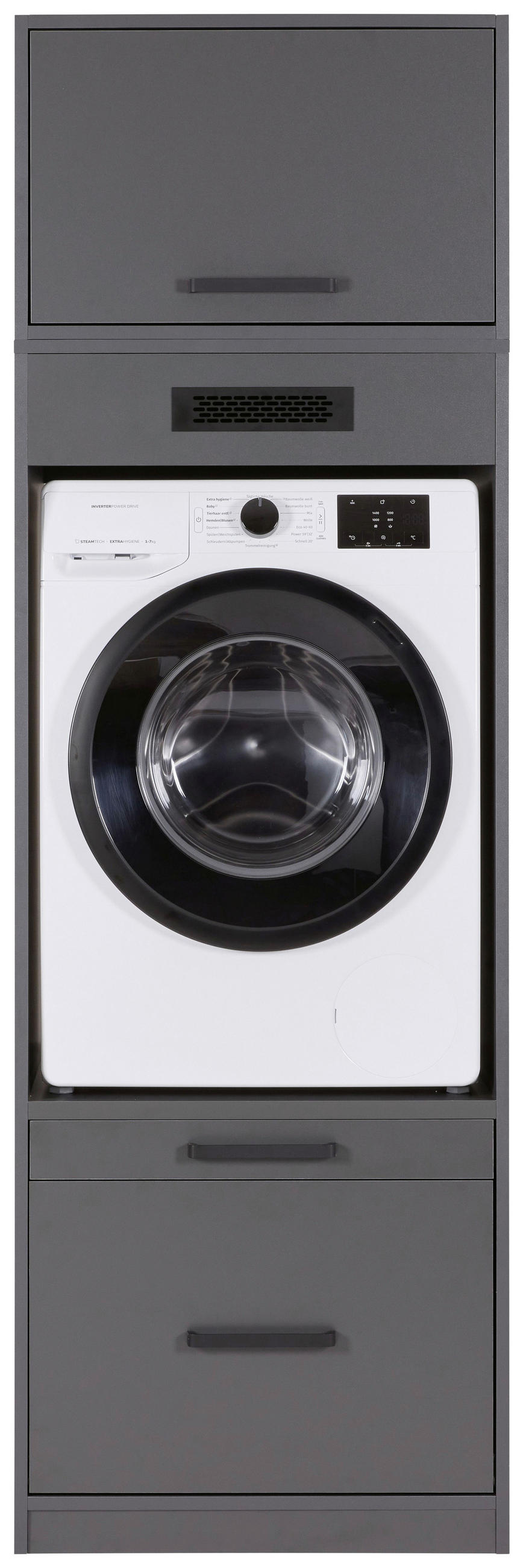 HAUSWIRTSCHAFTSRAUM 335/208/68 cm  in Anthrazit  - Anthrazit, MODERN, Holzwerkstoff (335/208/68cm) - home24