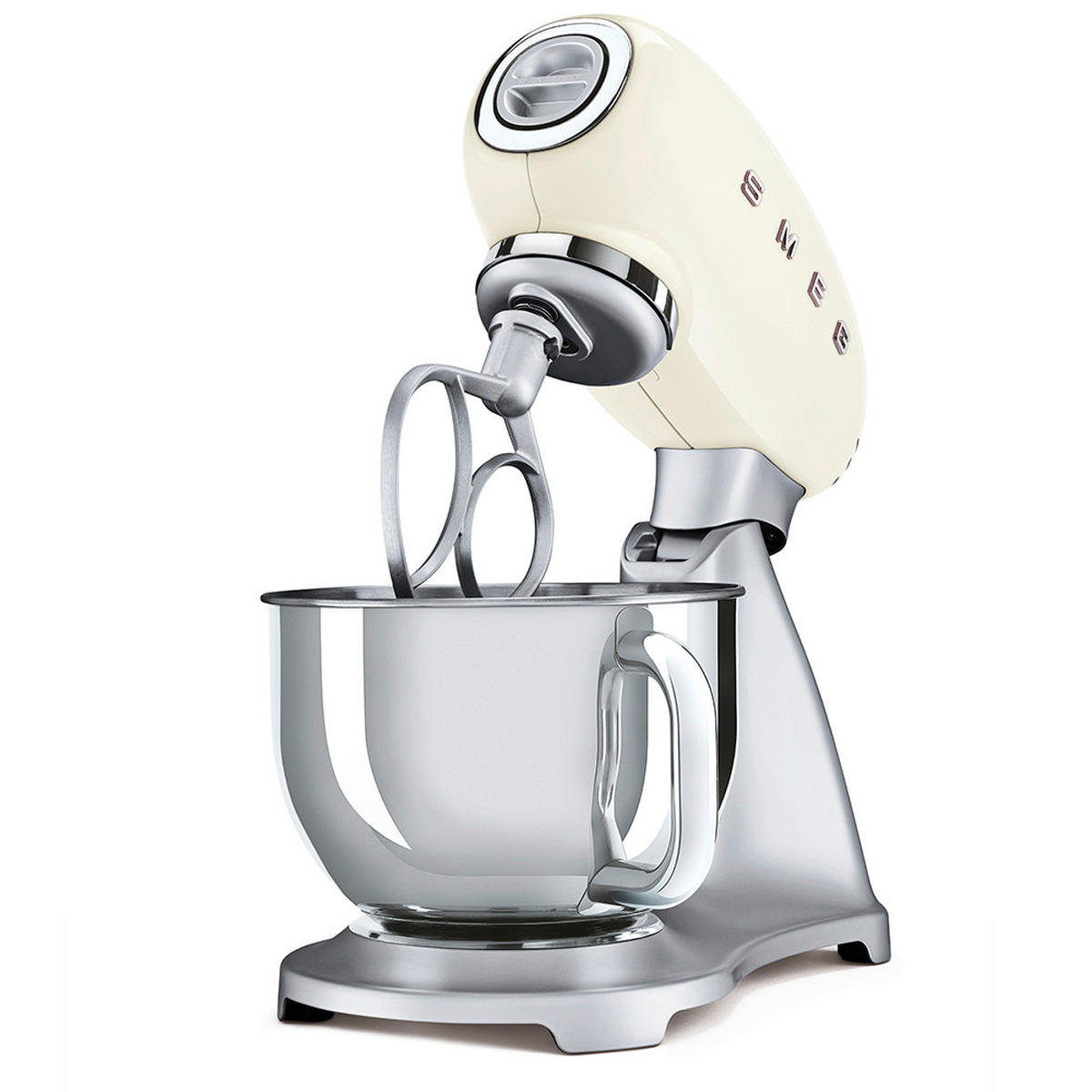 SAMOSTOJEĆI MIKSER  - krem, Basics, metal (40.2/37.8/22.1cm) - SMEG