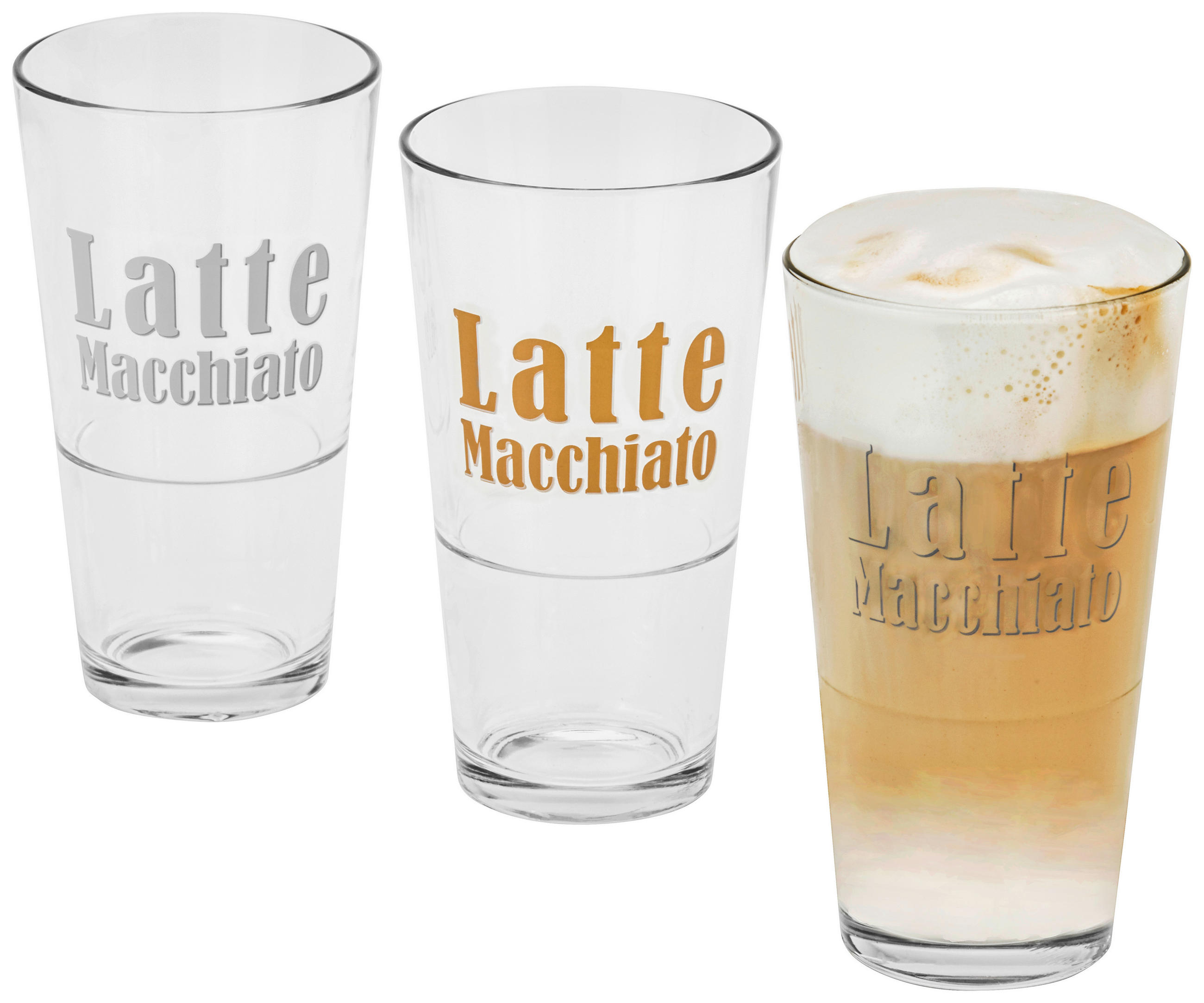 Latte Macchiatoglas Hitzebeständig Harald 365 ml