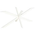 TISCHGESTELL in Metall 160/70/72 cm - Creme, Design, Metall (160/70/72cm) - Landscape
