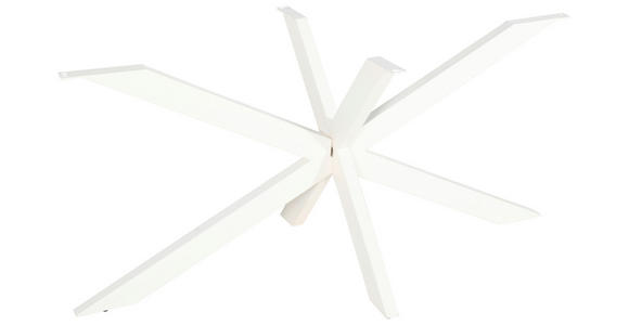 TISCHGESTELL in Metall 160/70/72 cm - Creme, Design, Metall (160/70/72cm) - Landscape