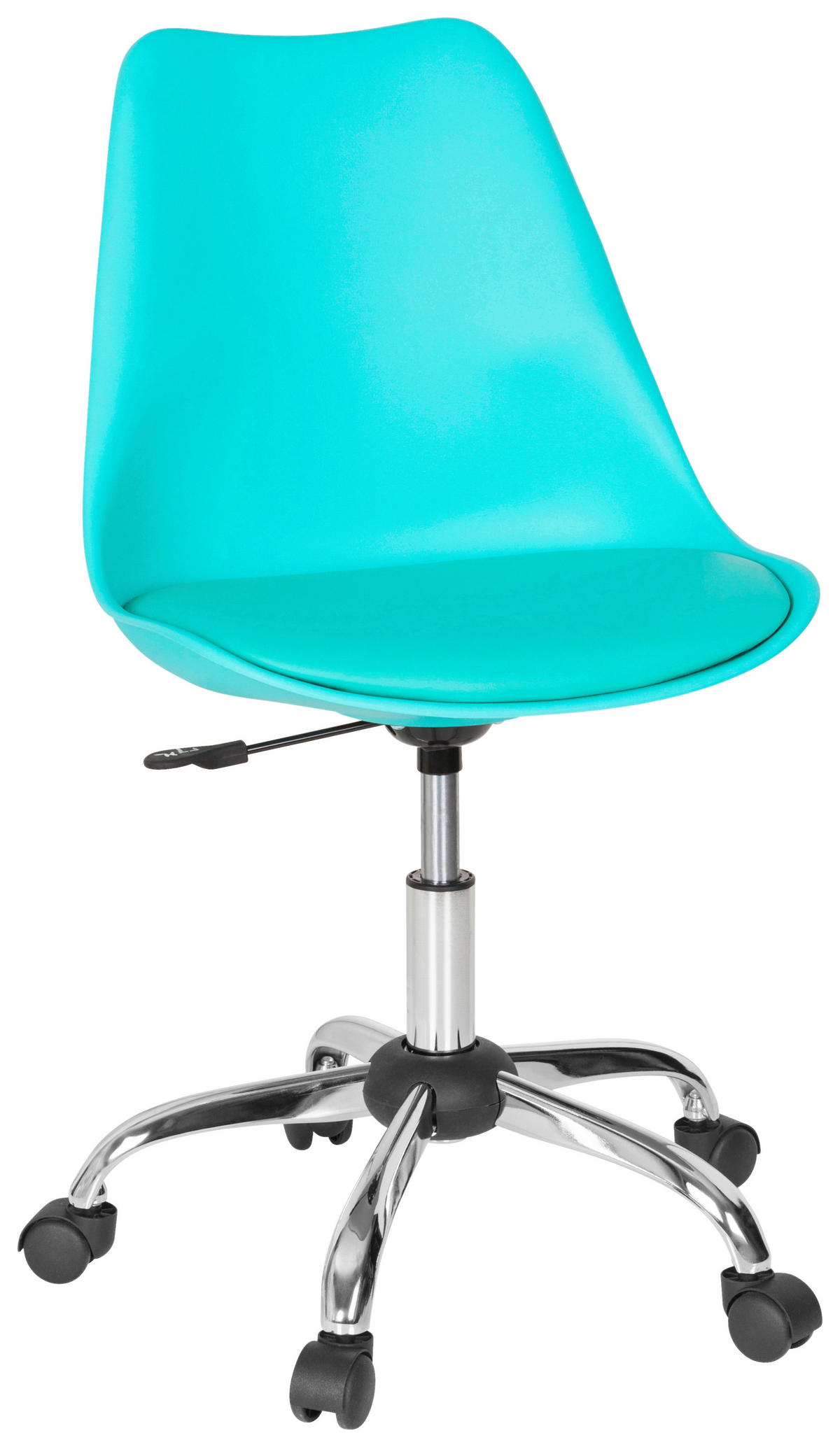 DREHSTUHL Lederlook Türkis  - Türkis, MODERN, Kunststoff/Textil (48/86/54cm) - MID.YOU