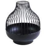 KERZENHALTER - Schwarz, LIFESTYLE, Metall (20/24cm) - Ambia Home
