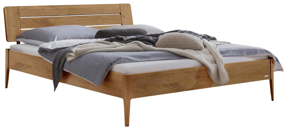 BETT 180/200 cm  in Wildeiche  - Wildeiche, Design, Holz (180/200cm) - Hasena