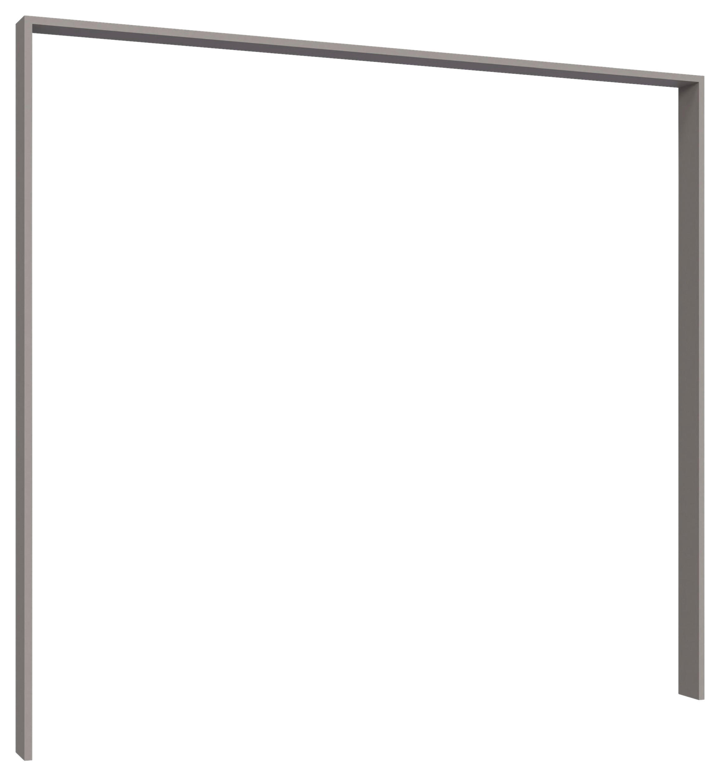 PASSEPARTOUTRAHMEN 183/210/12 cm Grau  - Grau, KONVENTIONELL, Holzwerkstoff (183/210/12cm) - Boxxx