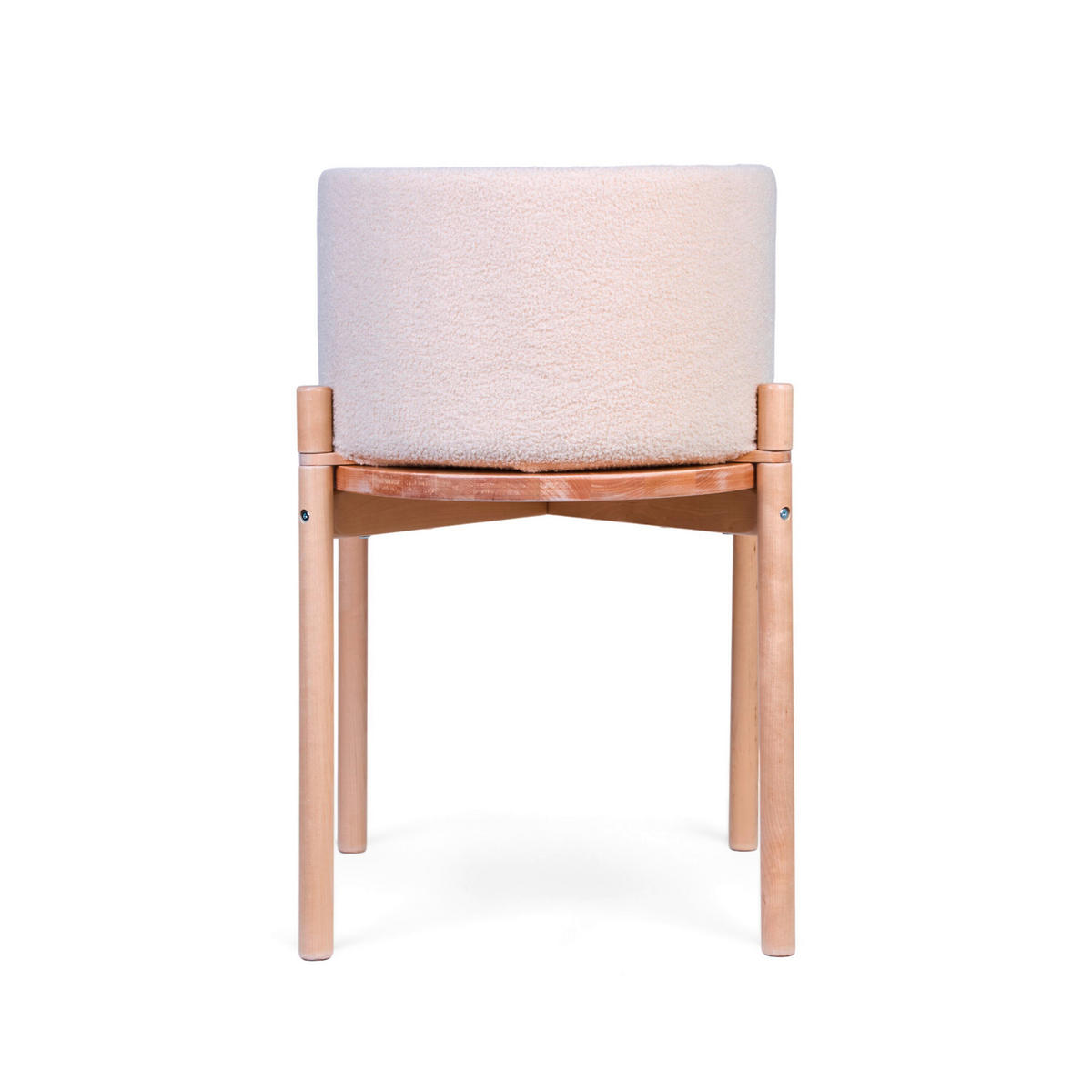 STUBENWAGEN   - Birkefarben/Weiß, Basics, Holz/Kunststoff (81/79/49cm) - Childhome