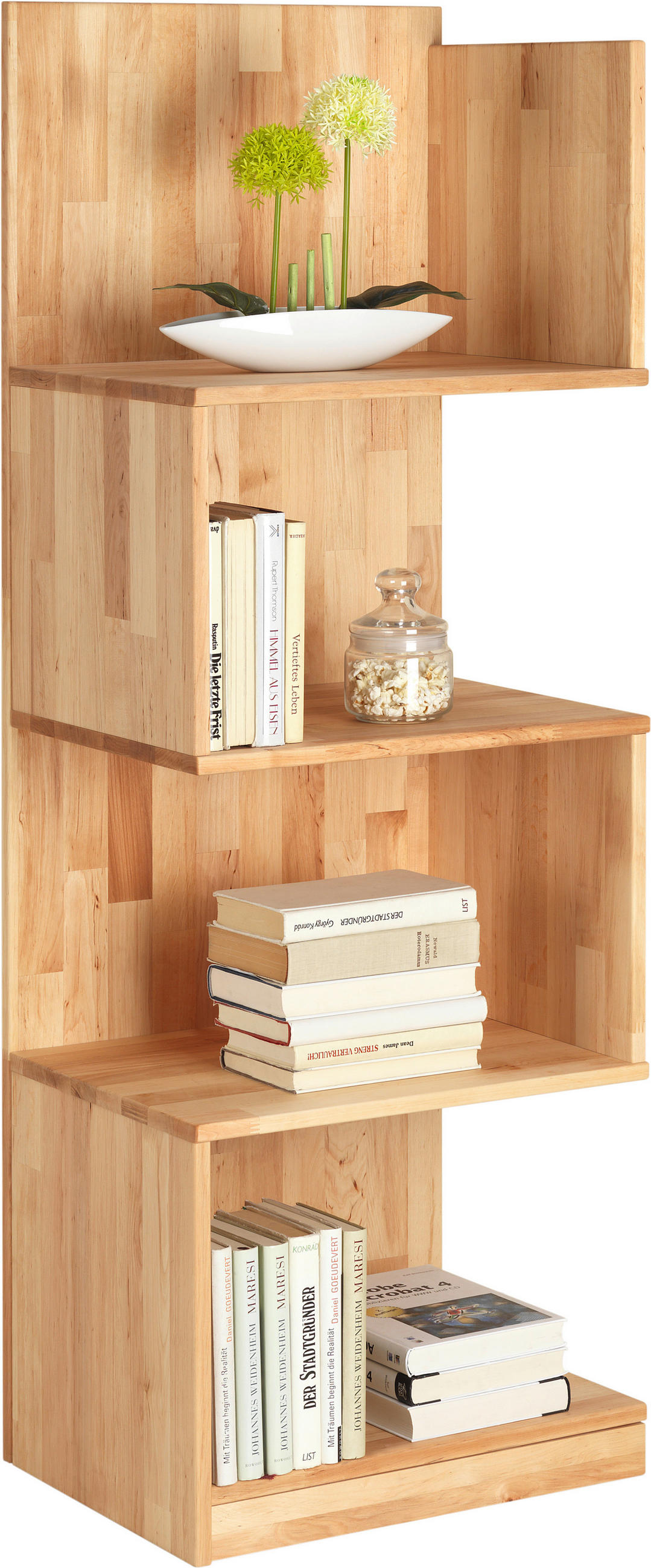 REGAL  50/143/38 cm Erlefarben  - Erlefarben, Natur, Holz (50/143/38cm) - Linea Natura