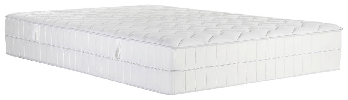 KALTSCHAUMMATRATZE 140/200 cm Höhe ca. 29 cm  - Weiß, Basics, Textil (140/200cm) - MID.YOU