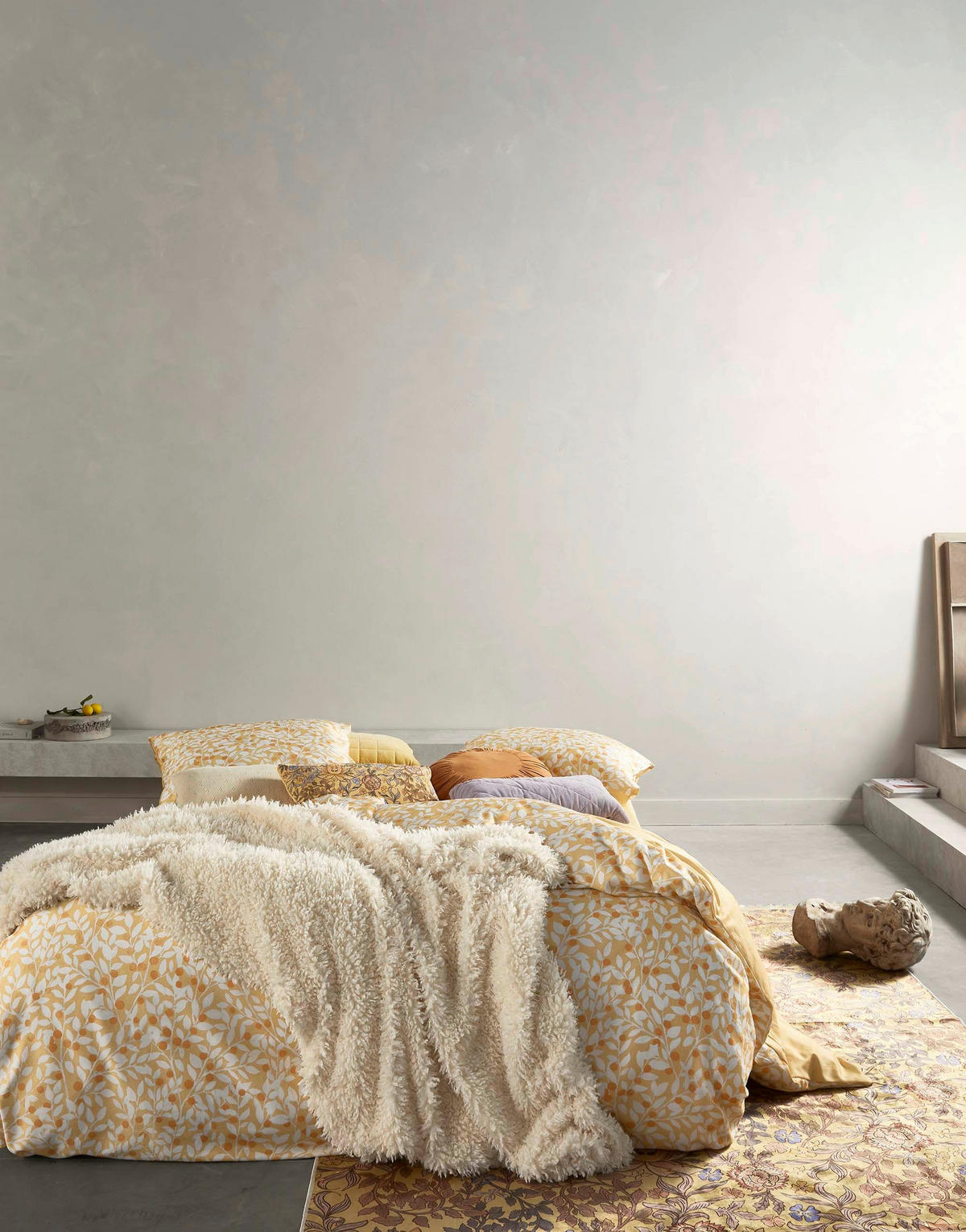 BETTWÄSCHE LENTHE Satin  - Gelb, Basics, Textil (155/220cm) - Essenza