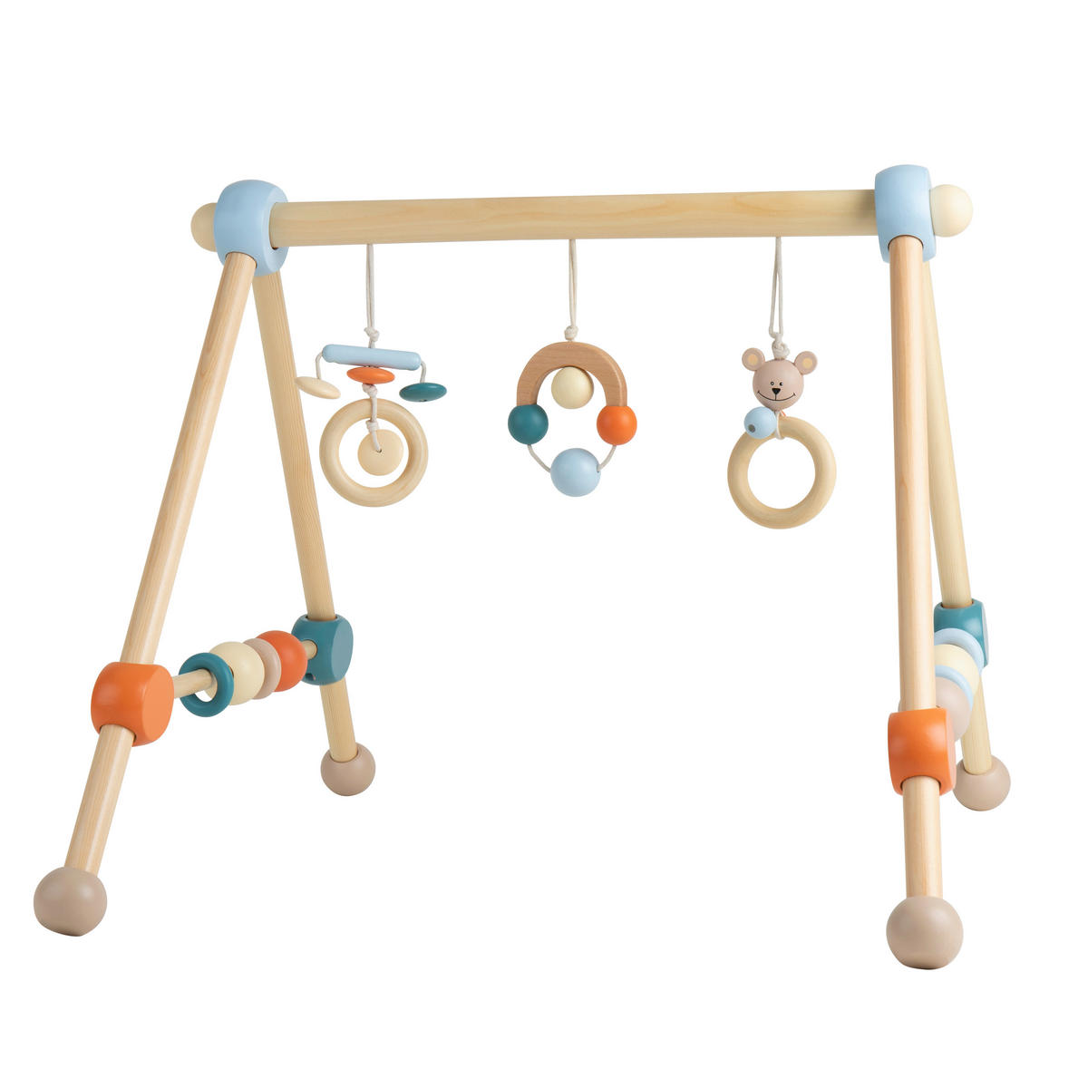 SPIELBOGEN  - Blau/Petrol, Trend, Holz (54/48/54cm)