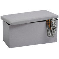 SITZBANK 76/38/38 cm Grau  - Grau, Design, Textil (76/38/38cm) - Kesper