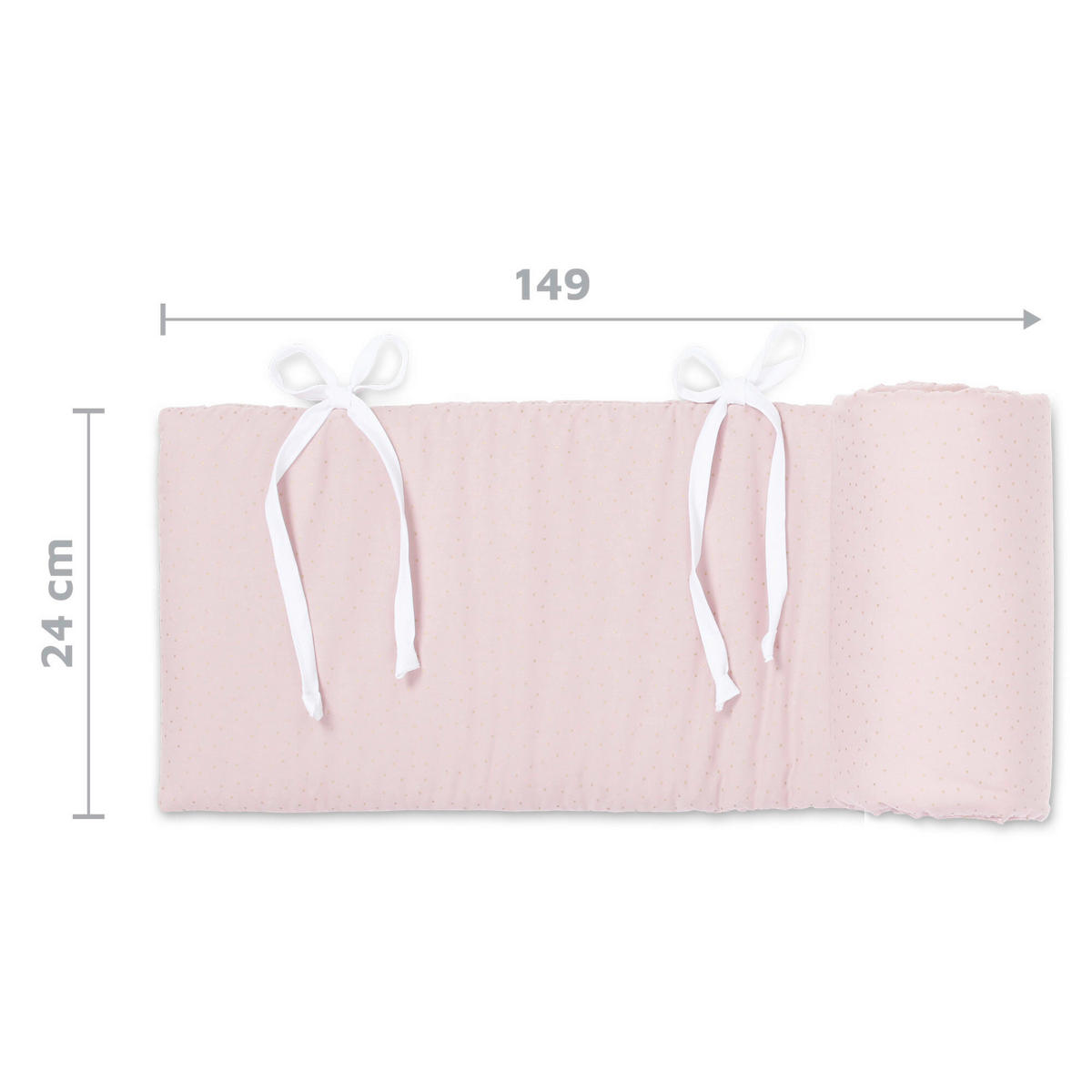 NESTCHEN   24/149 cm  - Altrosa, Basics, Textil (24/149cm) - Babybay