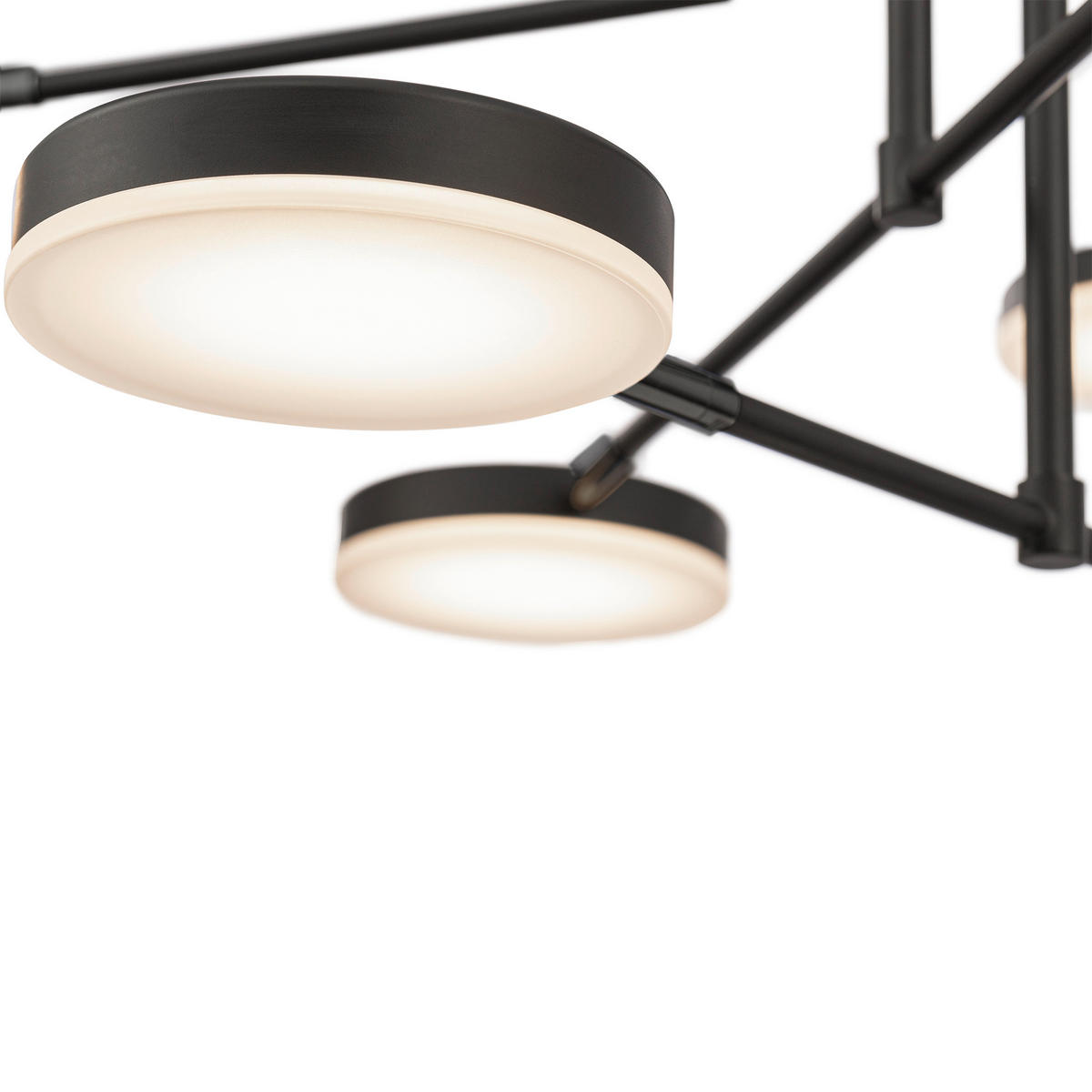 PENDELLEUCHTE  55/61,6/89 cm   - Schwarz, Trend, Kunststoff/Metall (55/61,6/89cm) - MAYTONI
