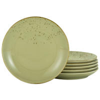 DESSERTTELLERSET Salbeigrün 6-teilig 21 cm  - Salbeigrün, Trend, Keramik (21cm) - Creatable