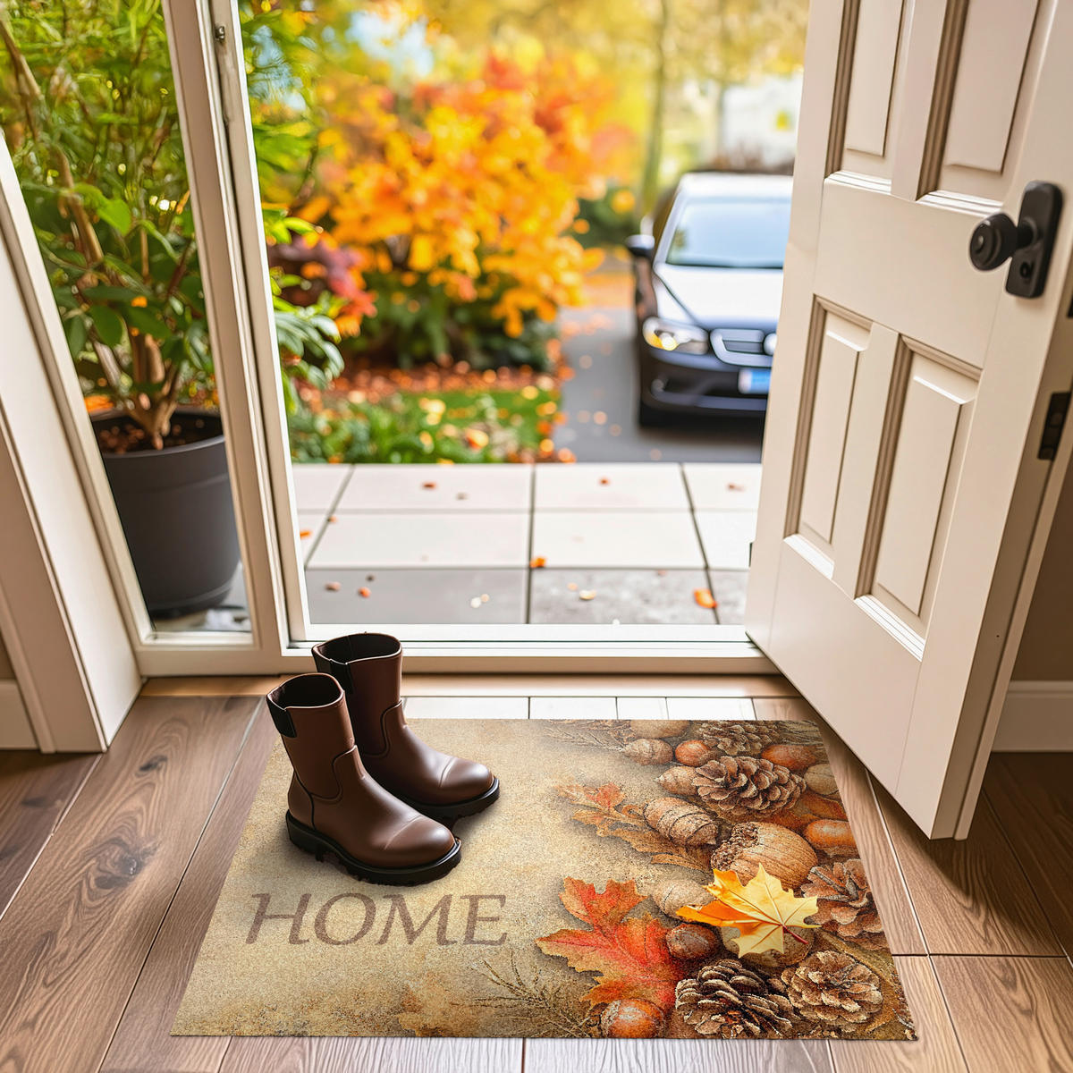 SZENNYFOGÓ SZŐNYEG - Basics, műanyag (80/60cm)