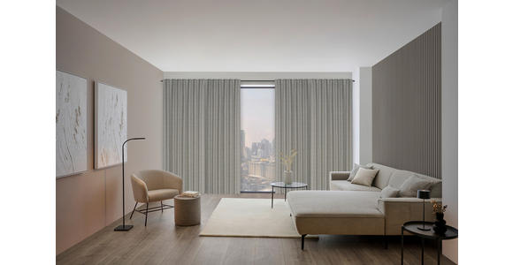 FERTIGVORHANG blickdicht  - Anthrazit, Basics, Textil (140/245cm) - Dieter Knoll