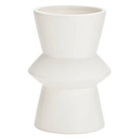 VASE 16 cm  - Weiß, Basics, Keramik (11/16/11cm)