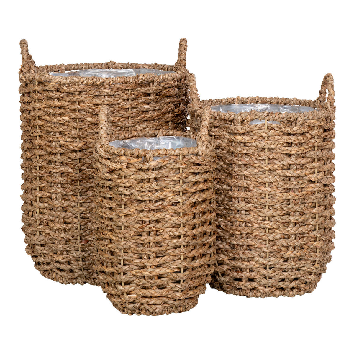 ÜBERTOPF-SET  - Braun, Design, Holz
