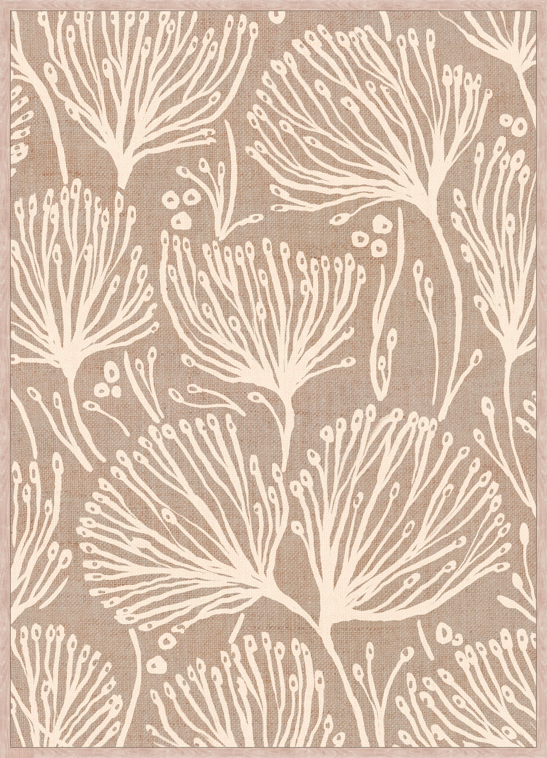 BILD Pflanzen  - Beige/Weiß, Trend, Holzwerkstoff/Kunststoff (50/70cm) - Monee