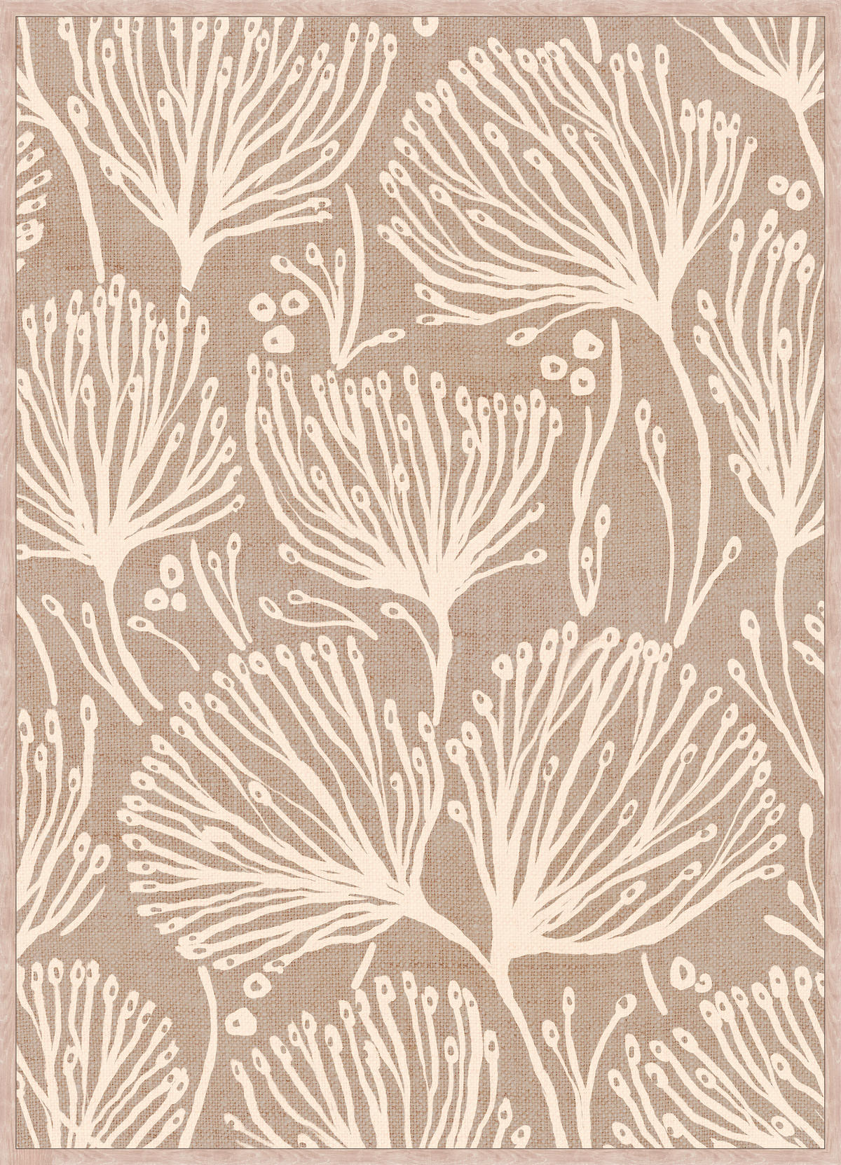 BILD Pflanzen  - Beige/Weiß, Trend, Holzwerkstoff/Kunststoff (50/70cm) - Monee