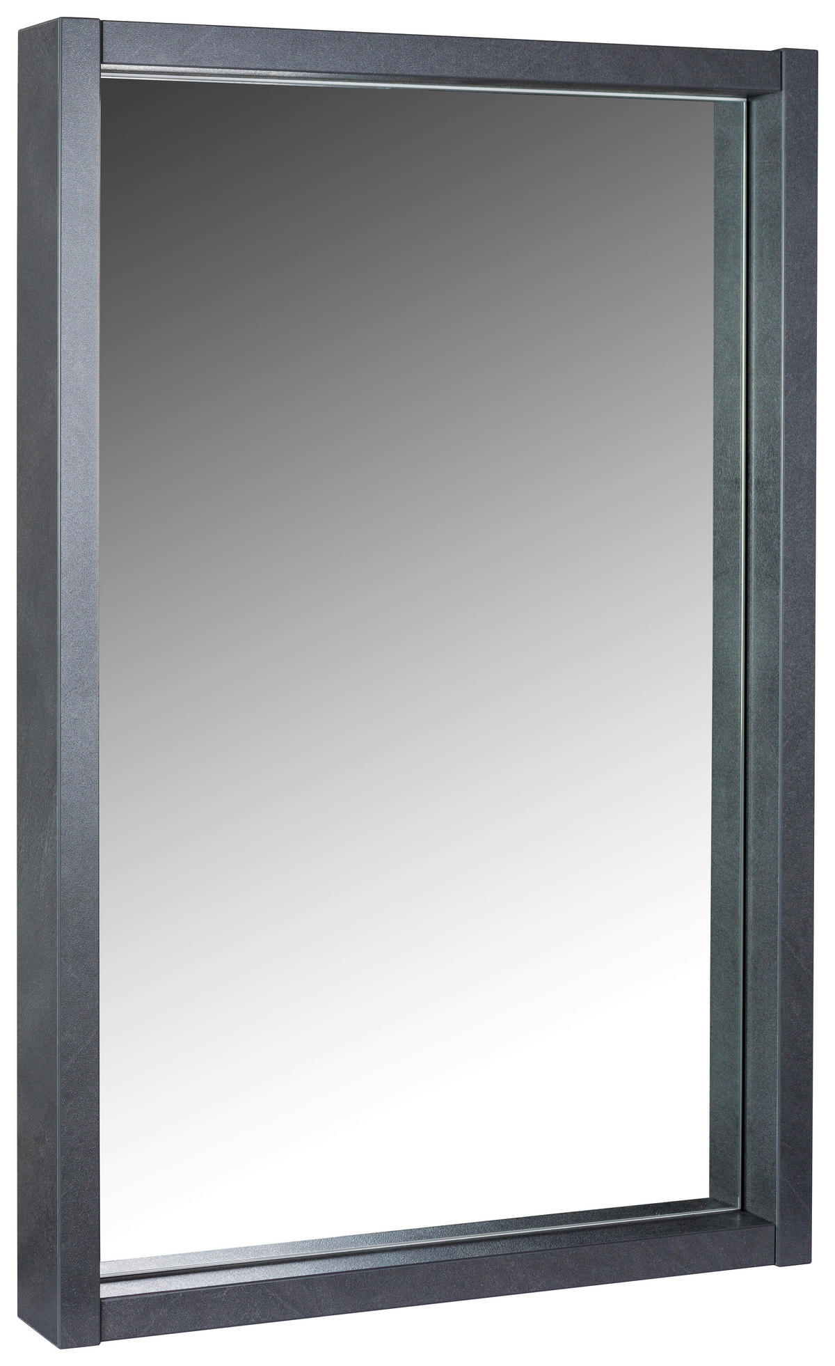 WANDSPIEGEL 88,1/58,4/8,2 cm    in rechteckig  - Schieferfarben, Design, Glas/Holzwerkstoff (88,1/58,4/8,2cm) - Carryhome