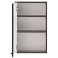 HÄNGESCHRANK 40/64/20 cm - Schwarz/Graphitfarben, KONVENTIONELL, Holzwerkstoff/Metall (40/64/20cm) - Xora
