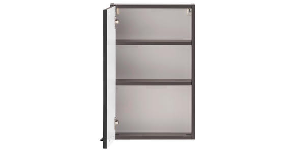 HÄNGESCHRANK 40/64/20 cm - Schwarz/Graphitfarben, KONVENTIONELL, Holzwerkstoff/Metall (40/64/20cm) - Xora