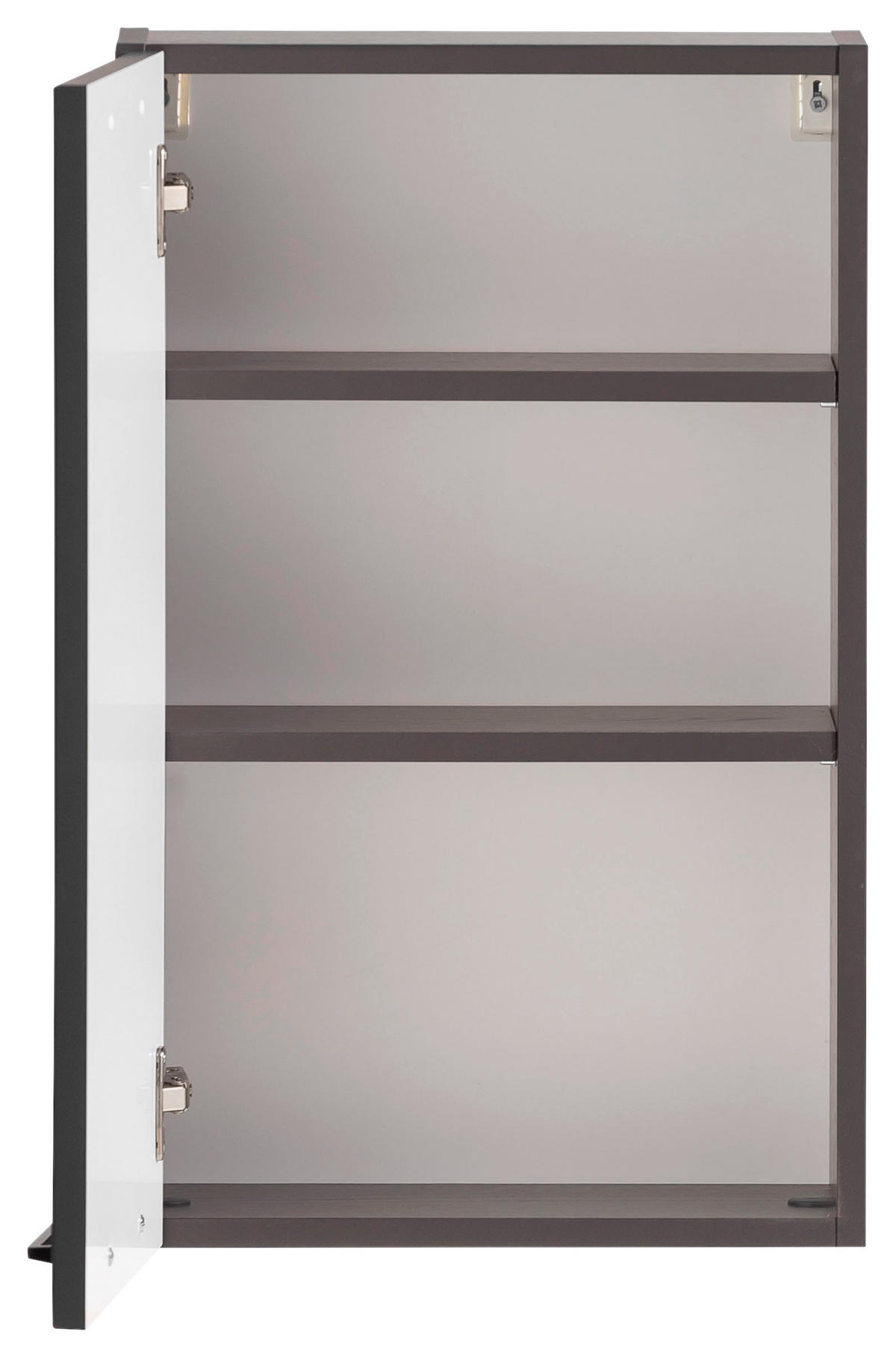 HÄNGESCHRANK 40/64/20 cm  - Schwarz/Graphitfarben, KONVENTIONELL, Holzwerkstoff/Metall (40/64/20cm) - Xora