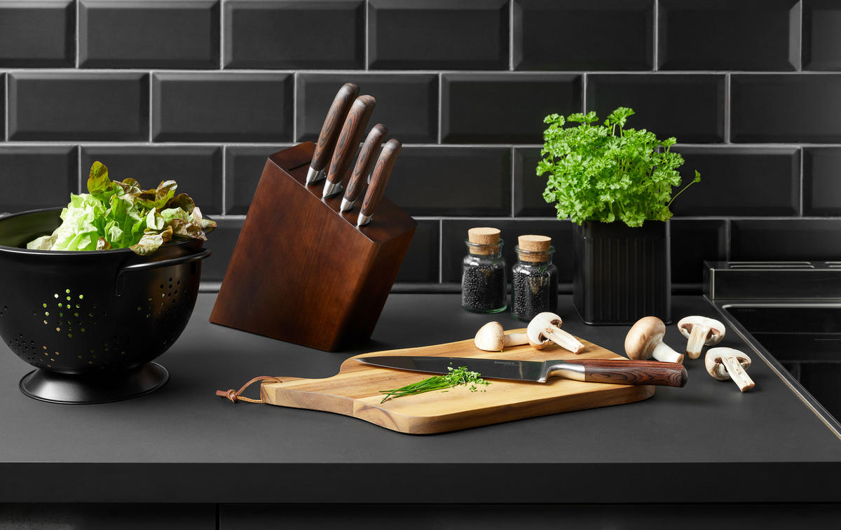 DOSKA NA KRÁJANIE 40/24/1,8 cm - farba agátu, Basics, drevo (40/24/1,8cm) - Homeware