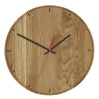 WANDUHR 35/35/4 cm   - Eichefarben, Basics, Holzwerkstoff (35/35/4cm)