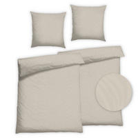 BETTWÄSCHE 4-teilig Flanell 135/200 cm  - Beige, Basics, Textil (135/200cm) - Florella