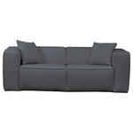 SCHLAFSOFA  in Chenille Blau, Dunkelgrau  - Blau/Dunkelgrau, Design, Kunststoff/Textil (227/74/105cm) - Novel