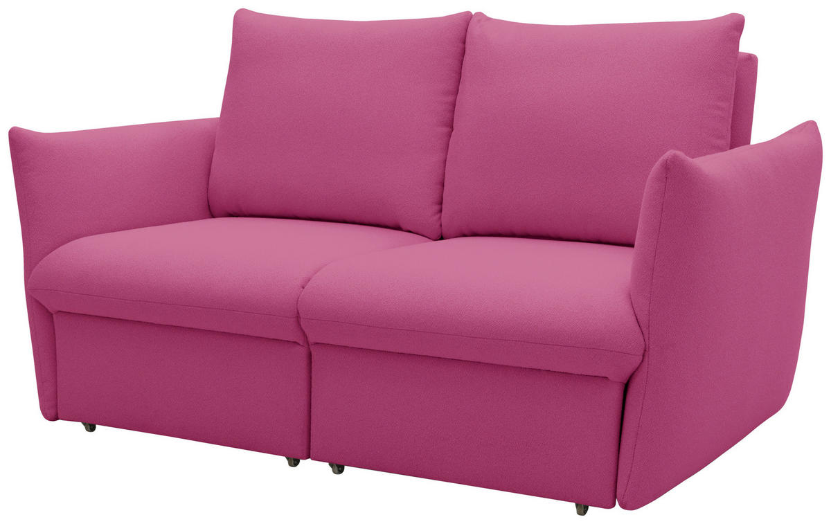 2-SITZER-SOFA in Mikrofaser Rosa  - Rosa, Design, Textil (180/100/97cm) - LOOKS by W.Joop