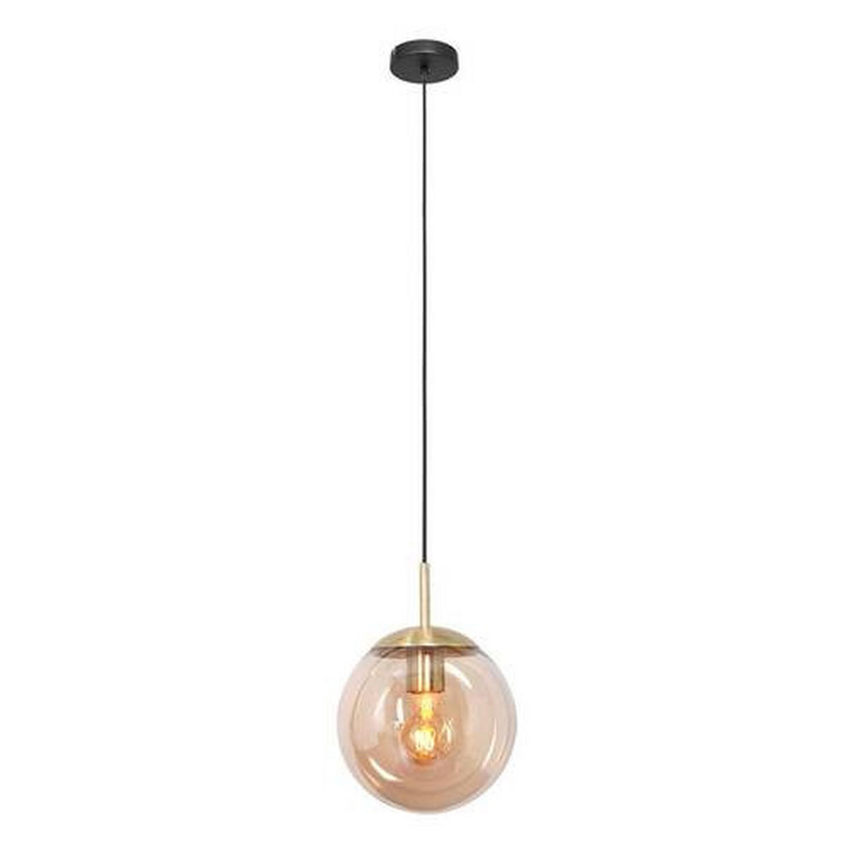 PENDELLEUCHTE 20/30-170 cm  - Messingfarben, KONVENTIONELL, Glas/Metall (20/30-170cm)