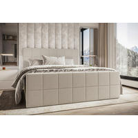 BOXBETT 160/200 cm  in Beige  - Beige, KONVENTIONELL, Kunststoff/Textil (160/200cm) - Boxxx