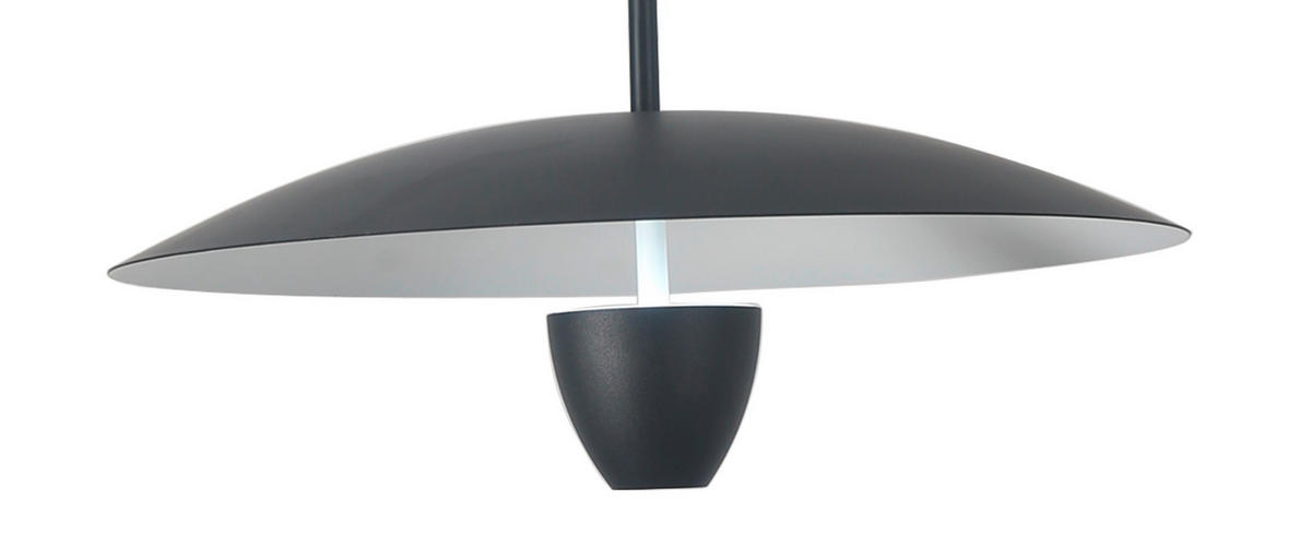 LED-HÄNGLAMPA Ufo 30/120 cm  - svart, Design, metall (30/120cm)