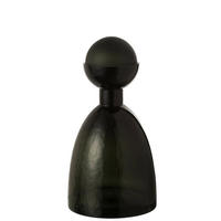 VASE  - Dunkelgrün, Design, Glas (18/18/34cm) - Ambia Home