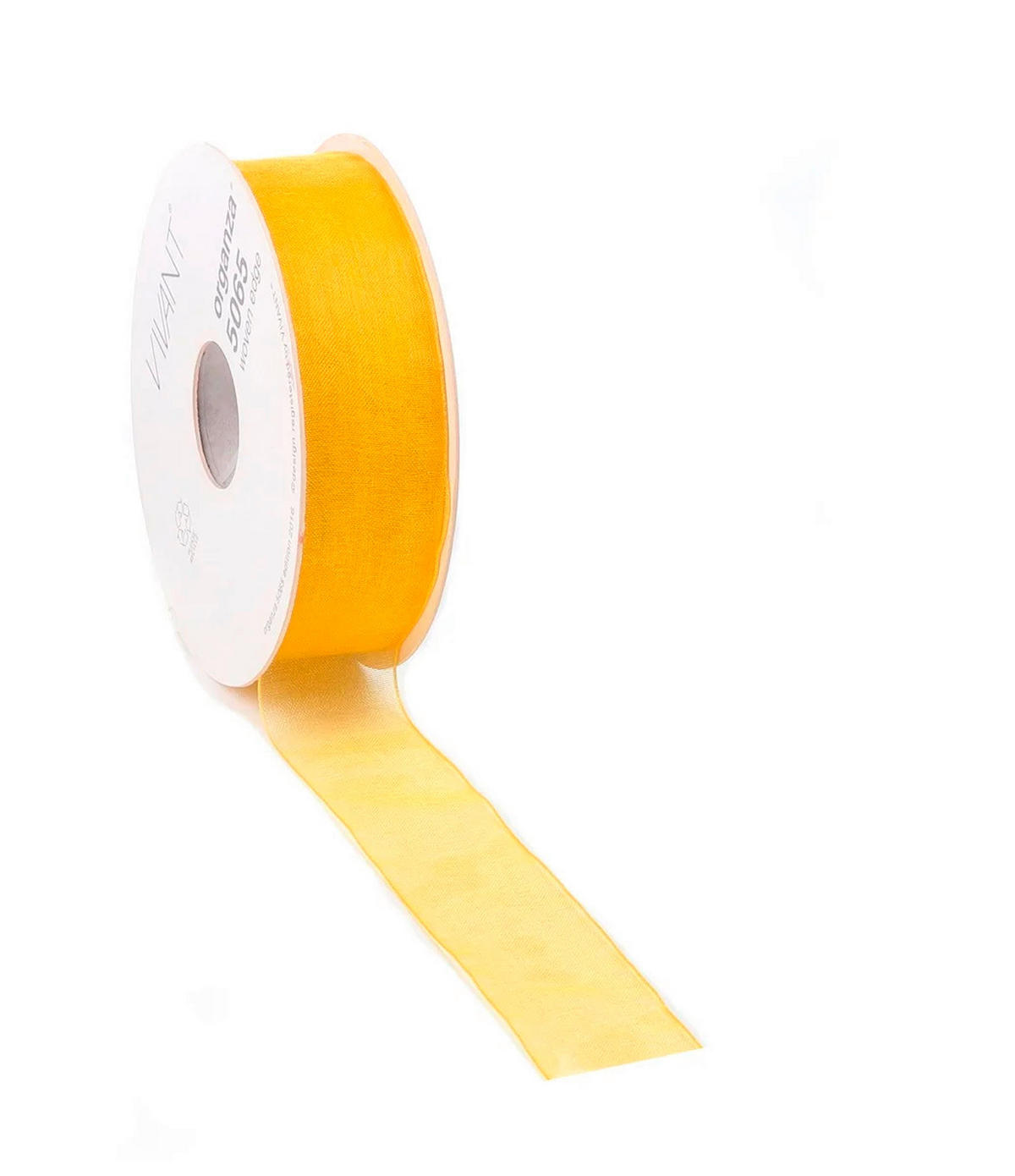 GESCHENKBAND  - Gelb, Basics (2,5/500cm)