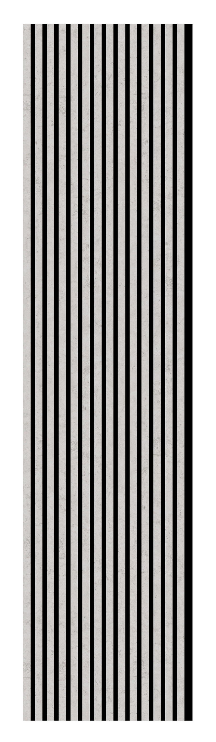 AKUSTIKPANEEL Beton Hell 3-seitig foliert 57.25/1.9/267 cm  - Grau, KONVENTIONELL, Holzwerkstoff/Textil (57.25/1.9/267cm)