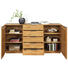 KOMODA SIDEBOARD, dub, barvy dubu - barvy dubu/barvy hliníku, Konvenční, kov/dřevo (180/90/43cm) - Cantus KOMODA SIDEBOARD, dub, barvy dubu - barvy dubu/barvy hliníku, Konvenční, kov/dřevo (180/90/43cm) - Cantus