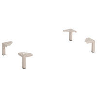 FUßSET Kaschmir  - Kaschmir, Design, Metall (10,5/13/10,5cm) - Xora