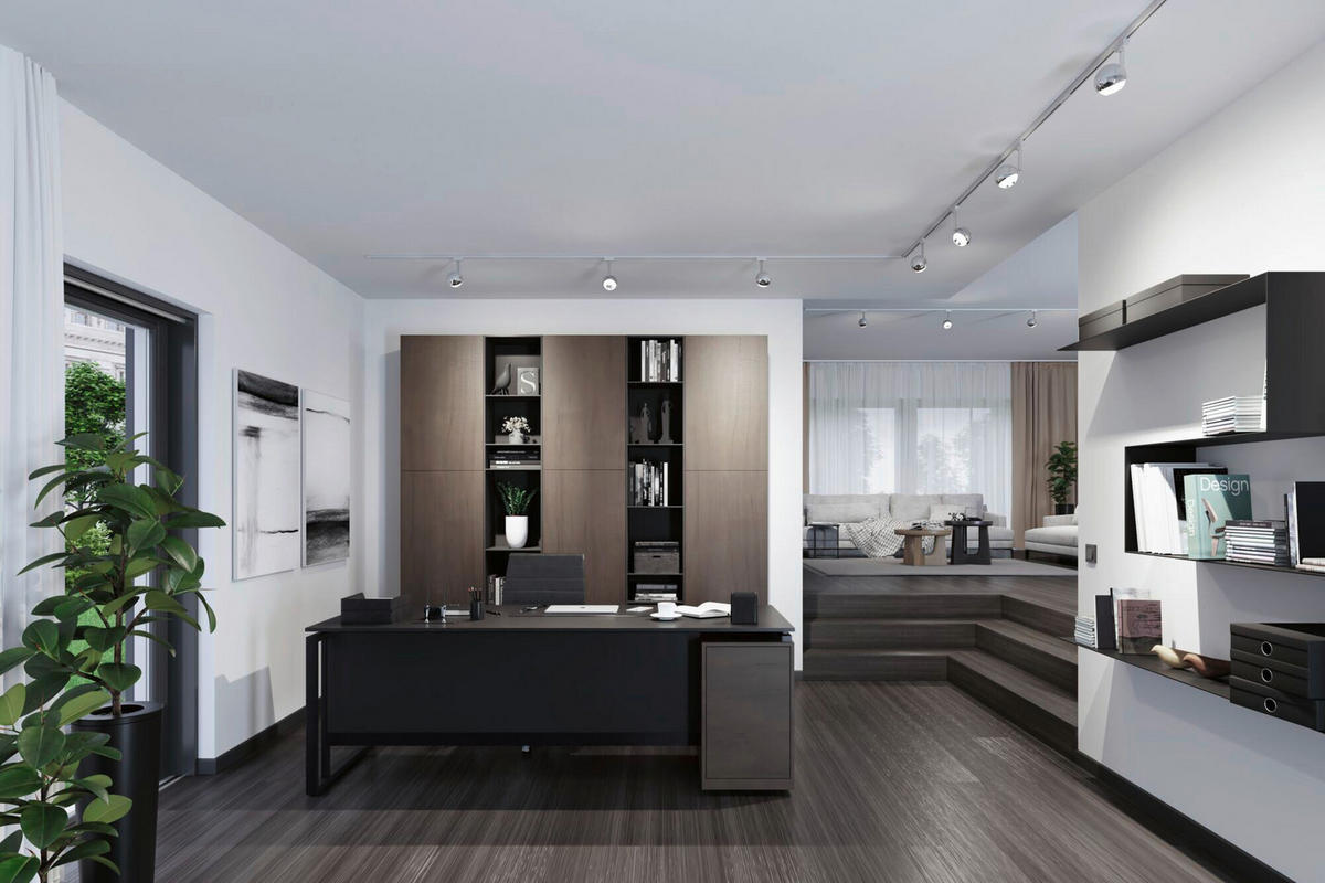 SCHIENENSYSTEM-STRAHLER Capsule II 8,7/8/21 cm  - Chromfarben, Basics, Metall (8,7/8/21cm) - Paulmann